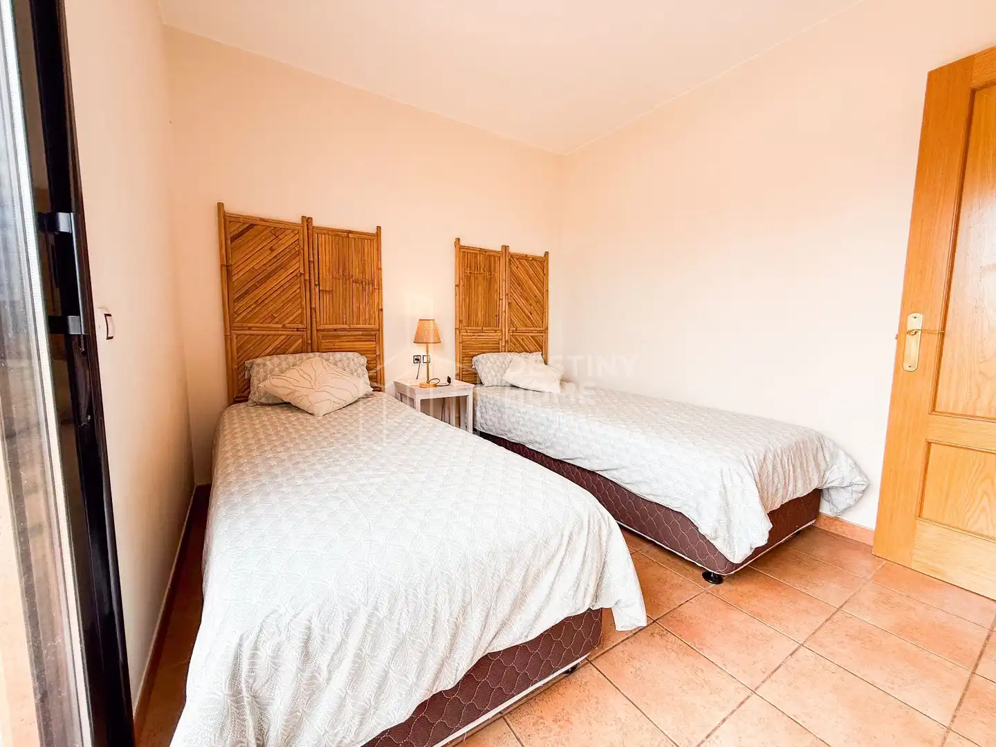 Dormitori de Casa o xalet de lloguer en La Oliva amb Jardí privat, Terrassa i Piscina comunitària