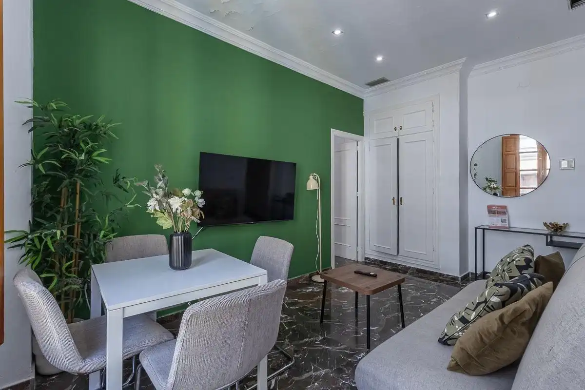 Living room of Flat for sale in Granada  with Balcony