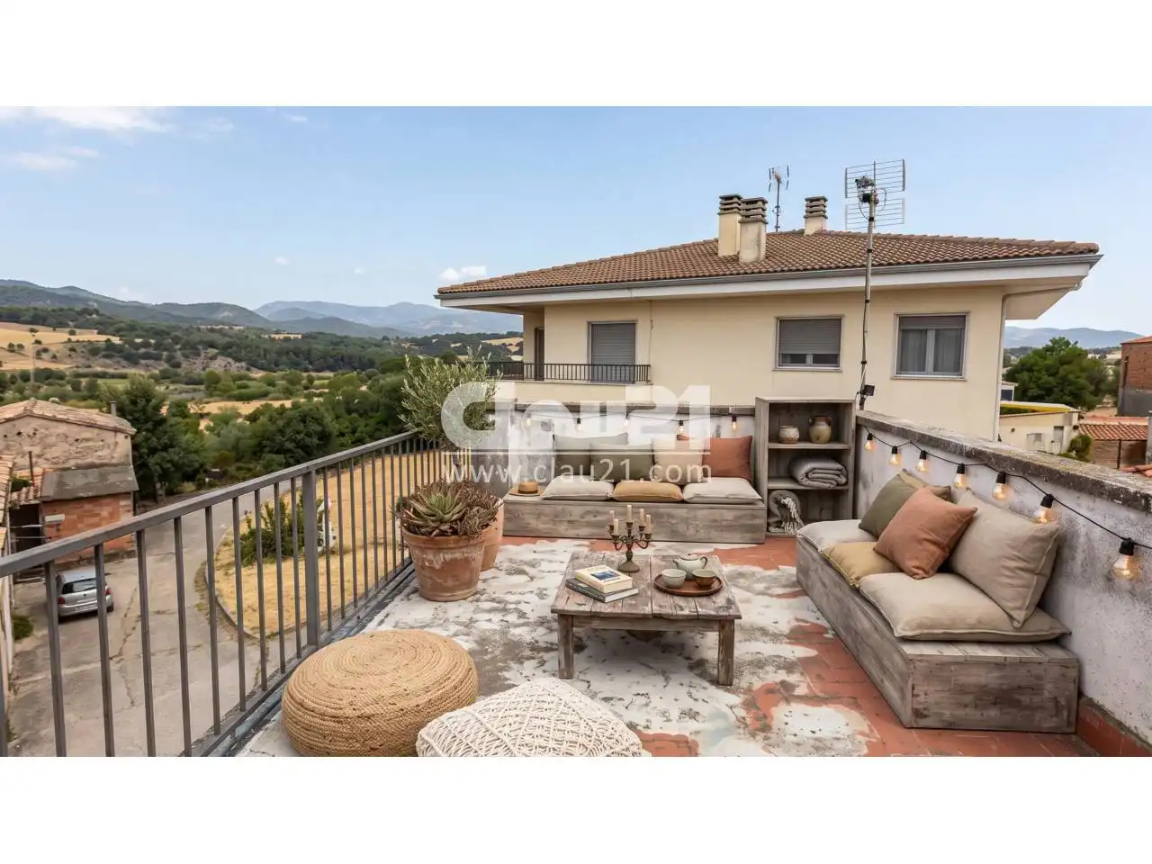 Terraza de Casa o chalet en venta en Gironella con Jardín privado