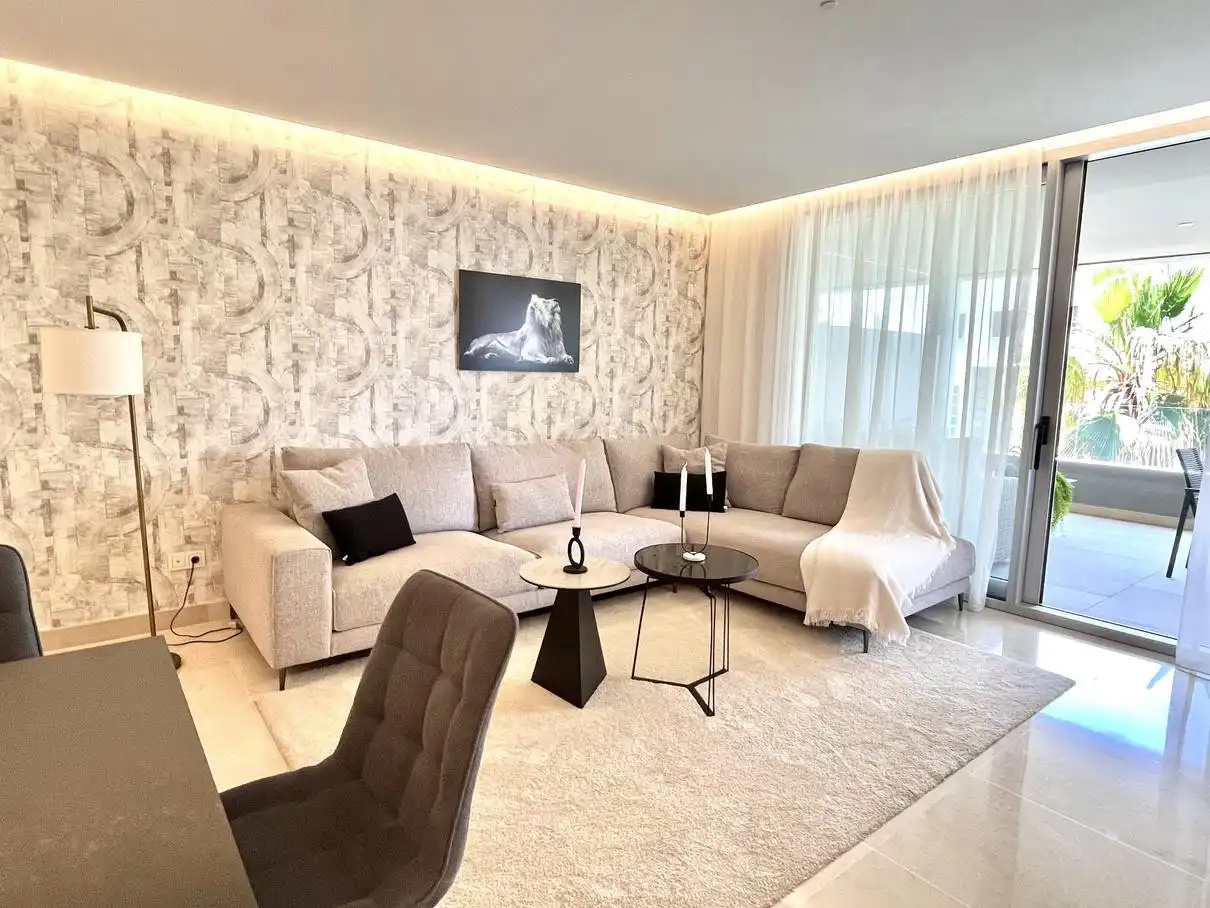 Living room of Apartments for rent in Marbella  with Air Conditioner, Heating and Terrace
