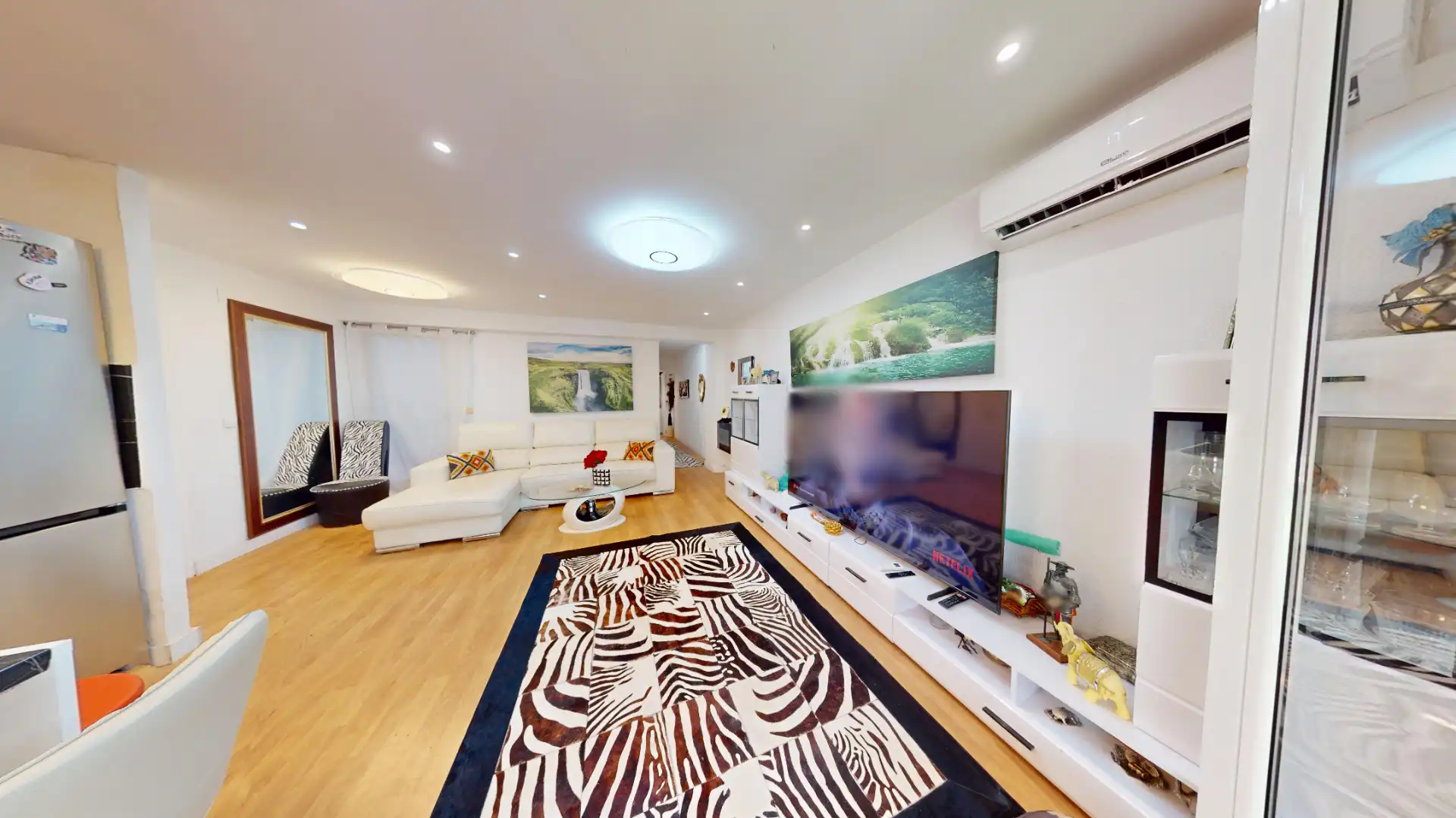 Living room of Flat for sale in Alicante / Alacant  with Air Conditioner, Private garden and Terrace