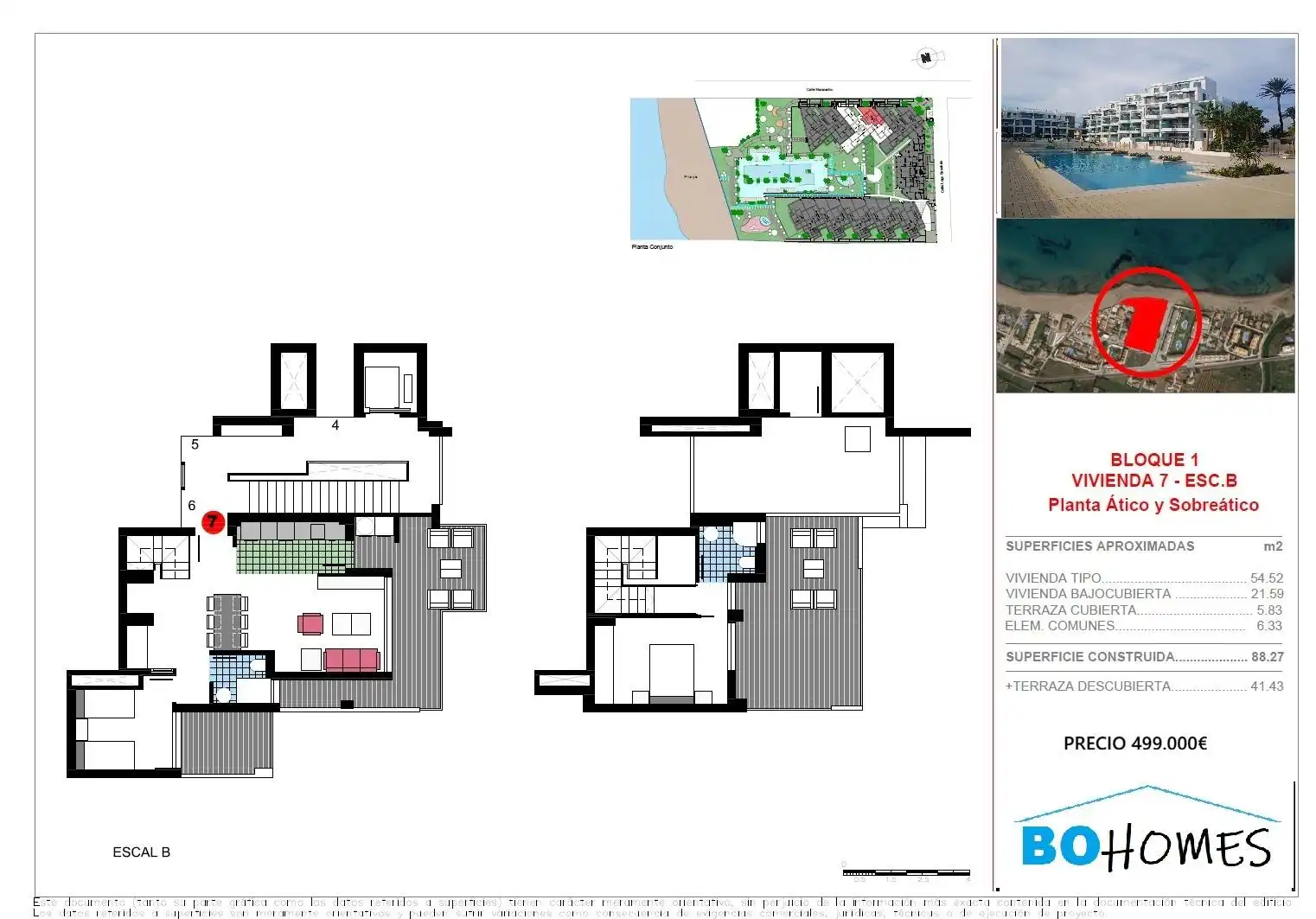 Dachboden zum Verkauf in Dénia mit Terrasse, Abstellraum und Gemeinschaftspool