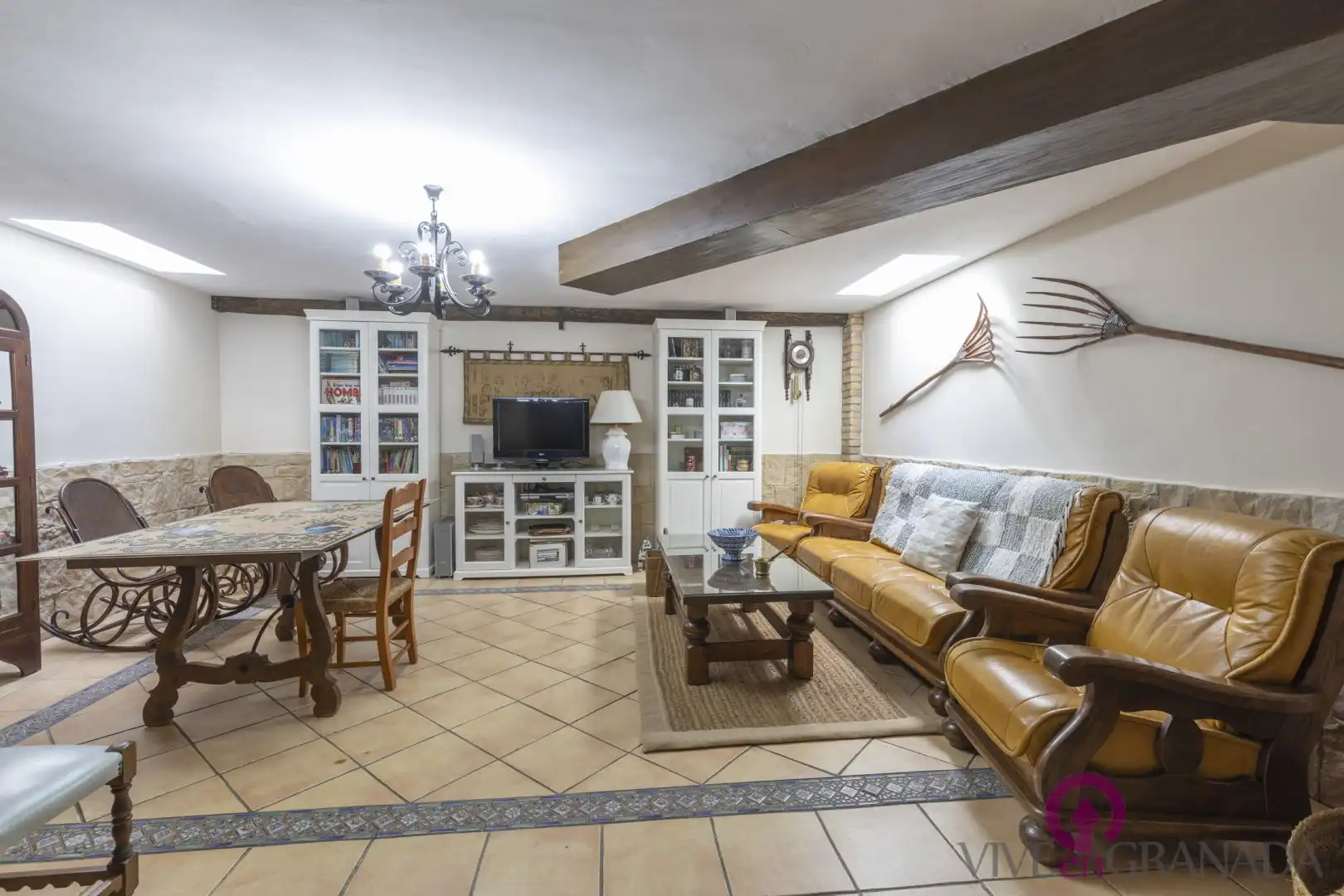 Sala de estar de Casa adosada en venta en Maracena con Terraza y Balcón