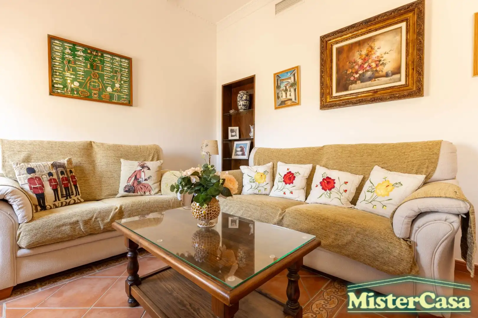 Sala de estar de Piso en venta en Jerez de la Frontera con Aire acondicionado, Calefacción y Trastero
