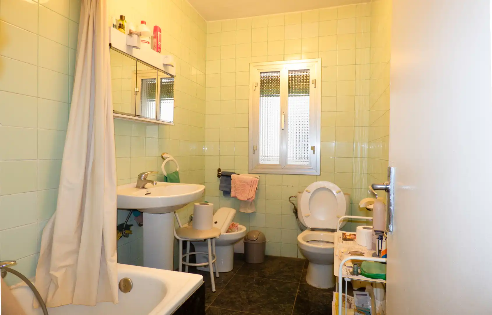 Badezimmer von Wohnung zum Verkauf in Alcorcón mit Terrasse und Balkon