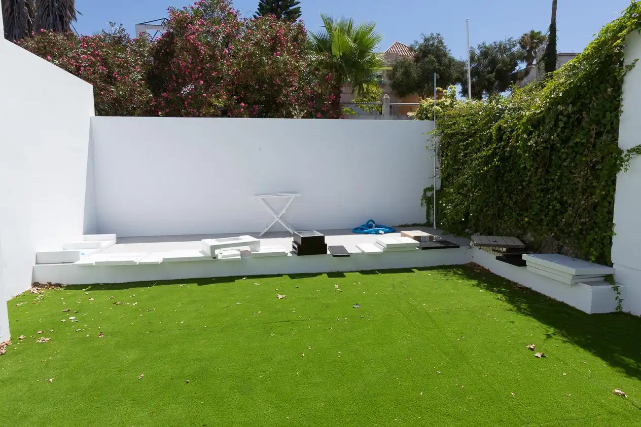 Terraza de Casa o chalet de alquiler en Sanlúcar de Barrameda con Aire acondicionado, Jardín privado y Terraza