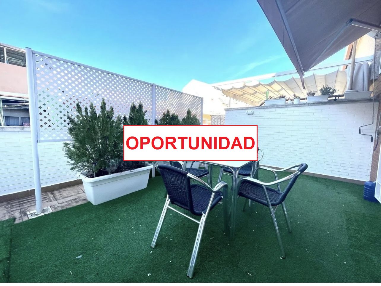 Terrace of Attic to rent in Ciudad Real Capital  with Air Conditioner, Terrace and Furnished
