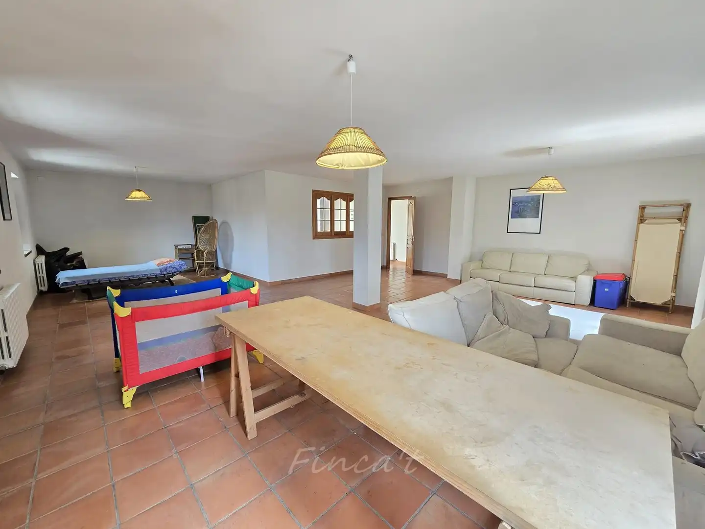 Sala d'estar de Finca rústica en venda en Collsuspina amb Calefacció, Jardí privat i Terrassa
