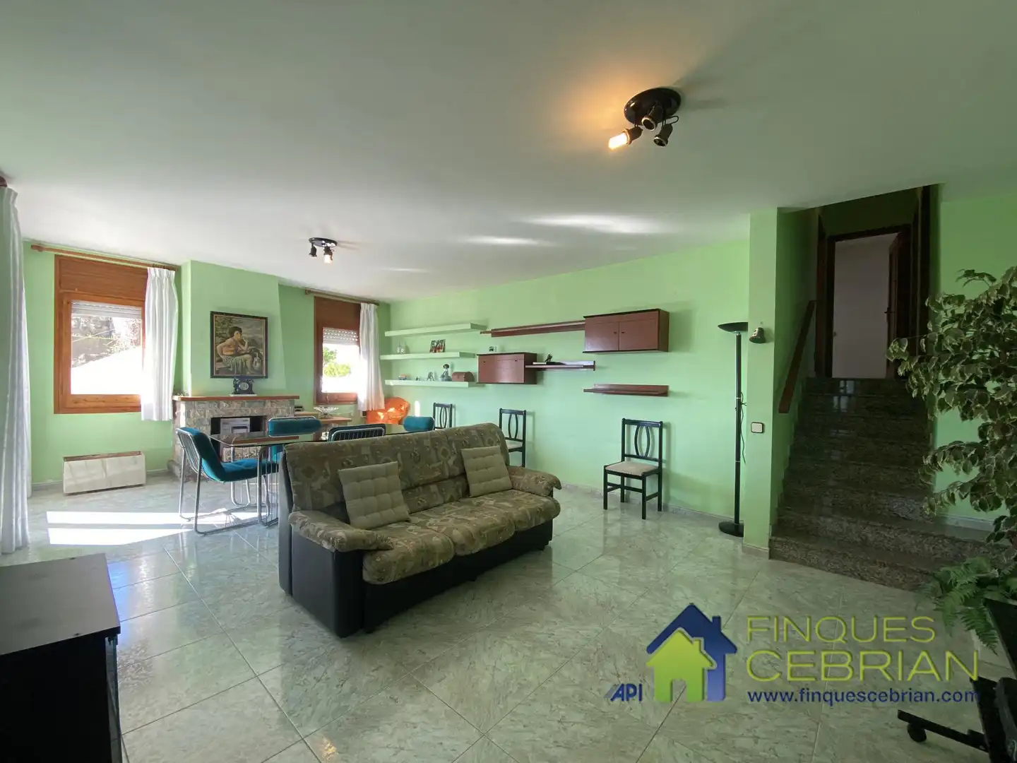 Living room of Houses for sale in Alella  with Heating, Terrace and Storage room