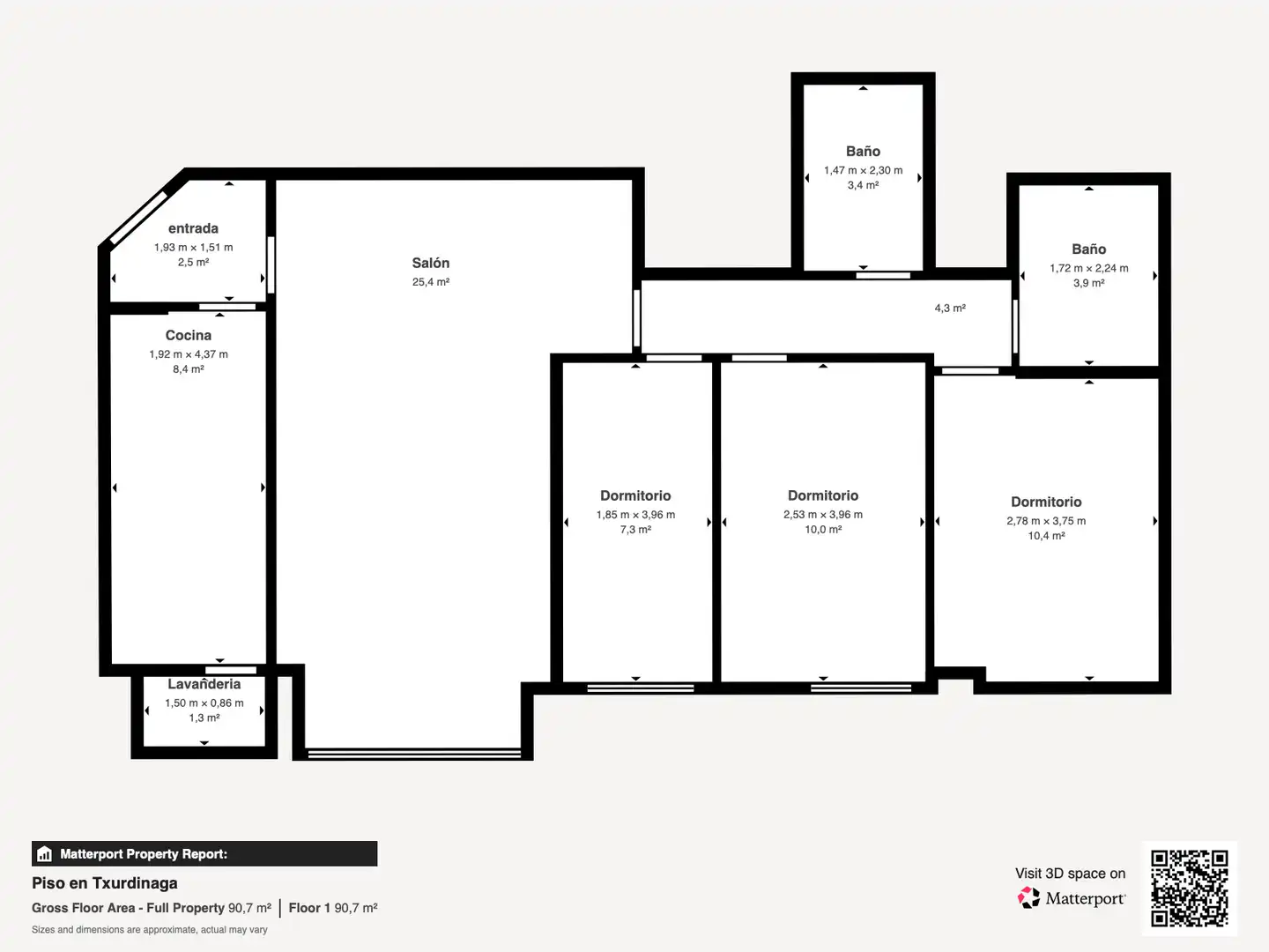 Piso en venta en Bilbao  con Trastero y Balcón