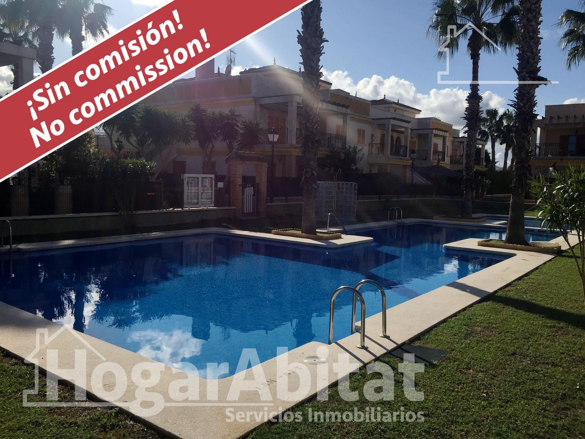 Swimming pool of Flat for sale in Daya Vieja  with Air Conditioner, Heating and Private garden