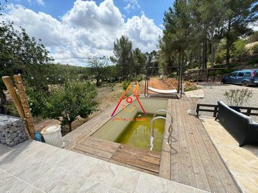 Xalet amb piscina de lloguer a Sant Antoni de Portmany