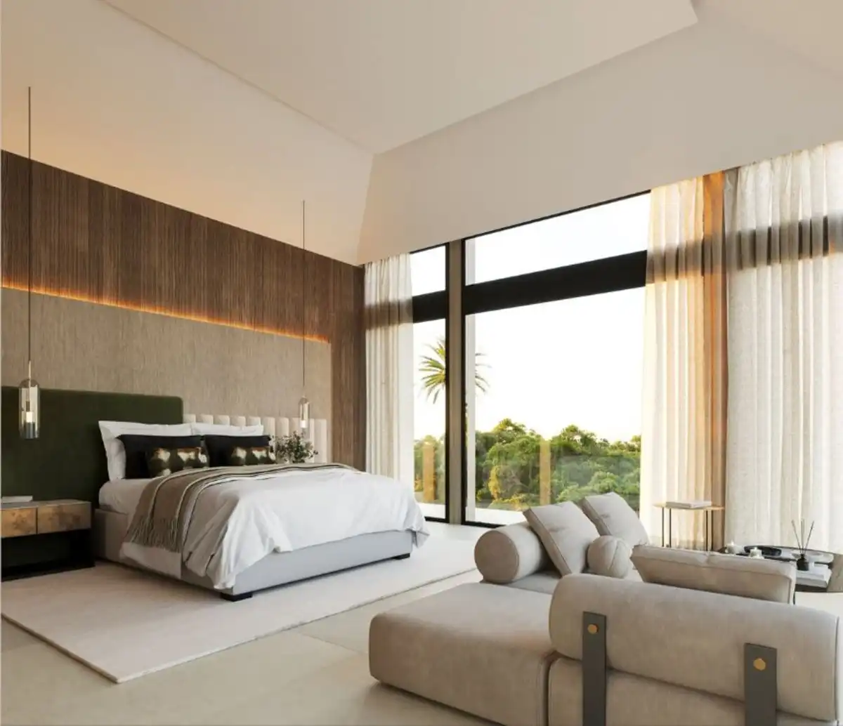 Dormitori de Casa o xalet en venda en Marbella amb Aire condicionat, Jardí privat i Terrassa