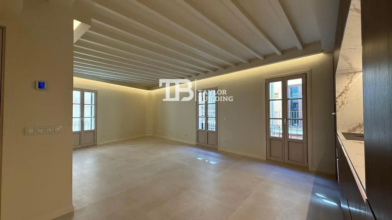 Sala d'estar de Pis en venda en  Palma de Mallorca amb Aire condicionat, Calefacció i Parquet