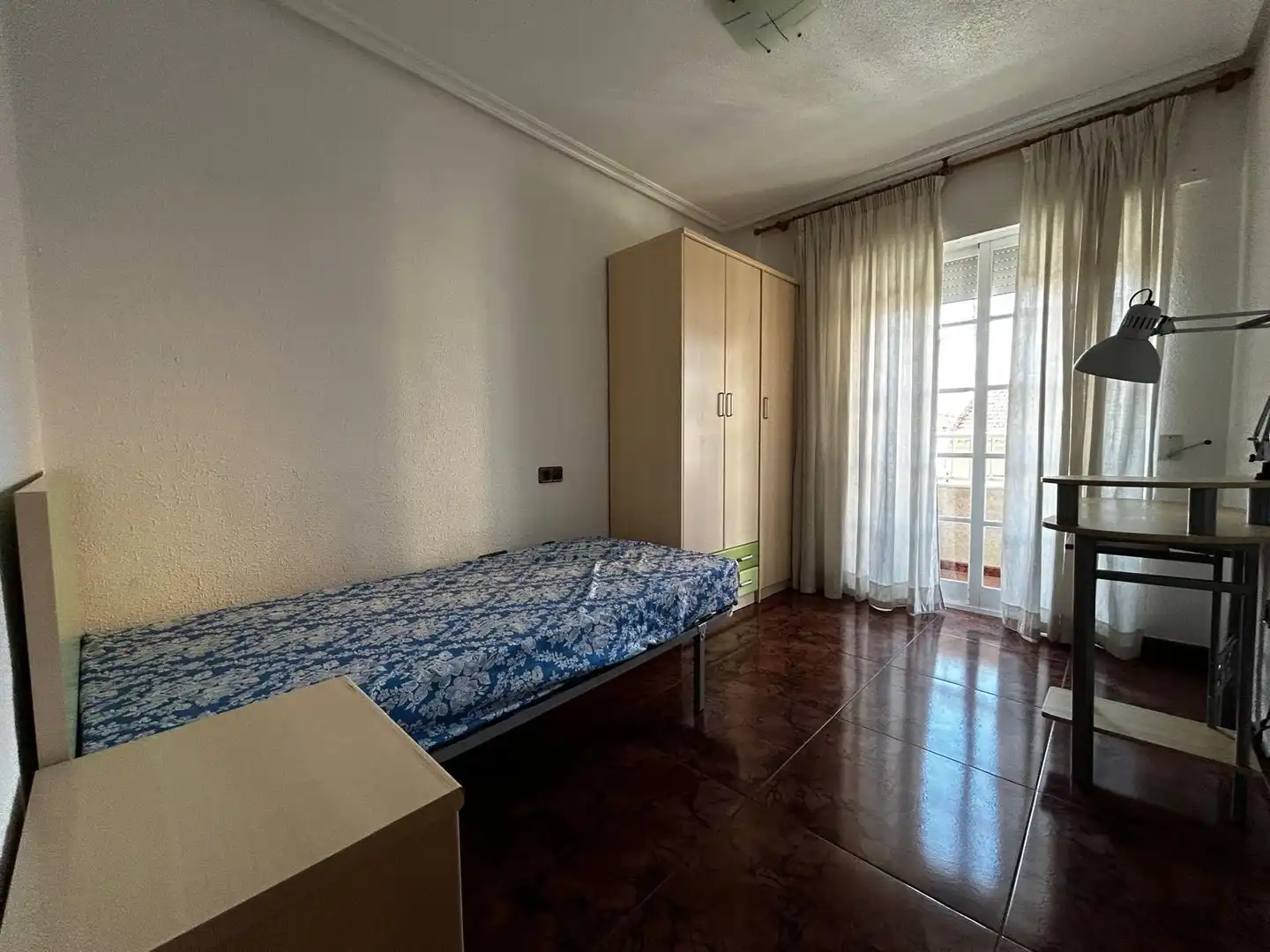 Bedroom of Flat for rent in Murcia  with Air Conditioner, Heating and Terrace