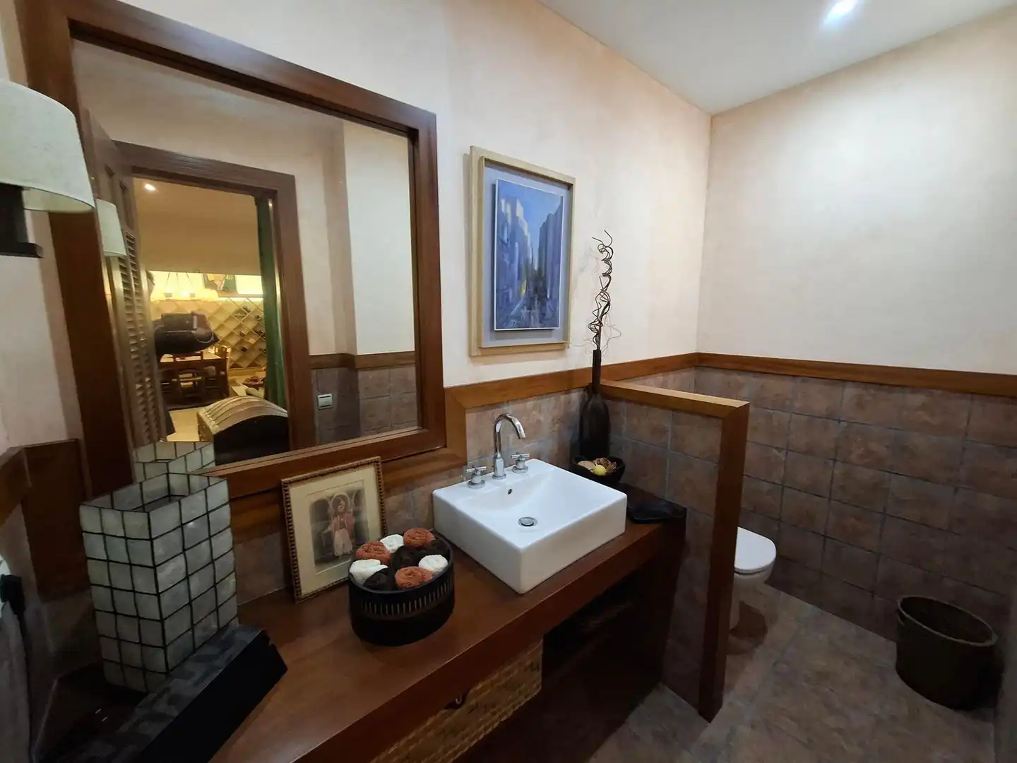 Baño de Casa o chalet en venta en Alicante / Alacant con Calefacción, Jardín privado y Terraza
