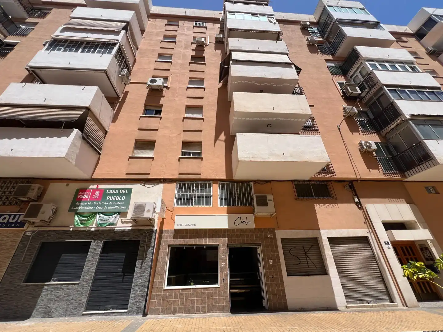 Vista exterior de Local de lloguer en Málaga