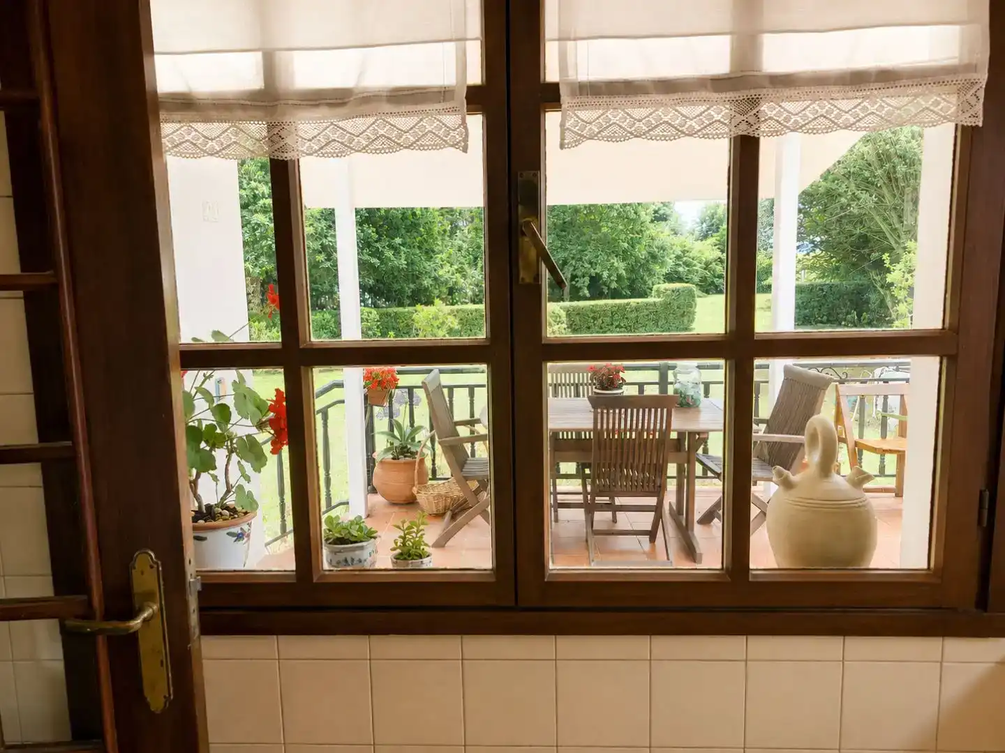 Garden of Houses for sale in Ares  with Private garden, Parquet flooring and Terrace