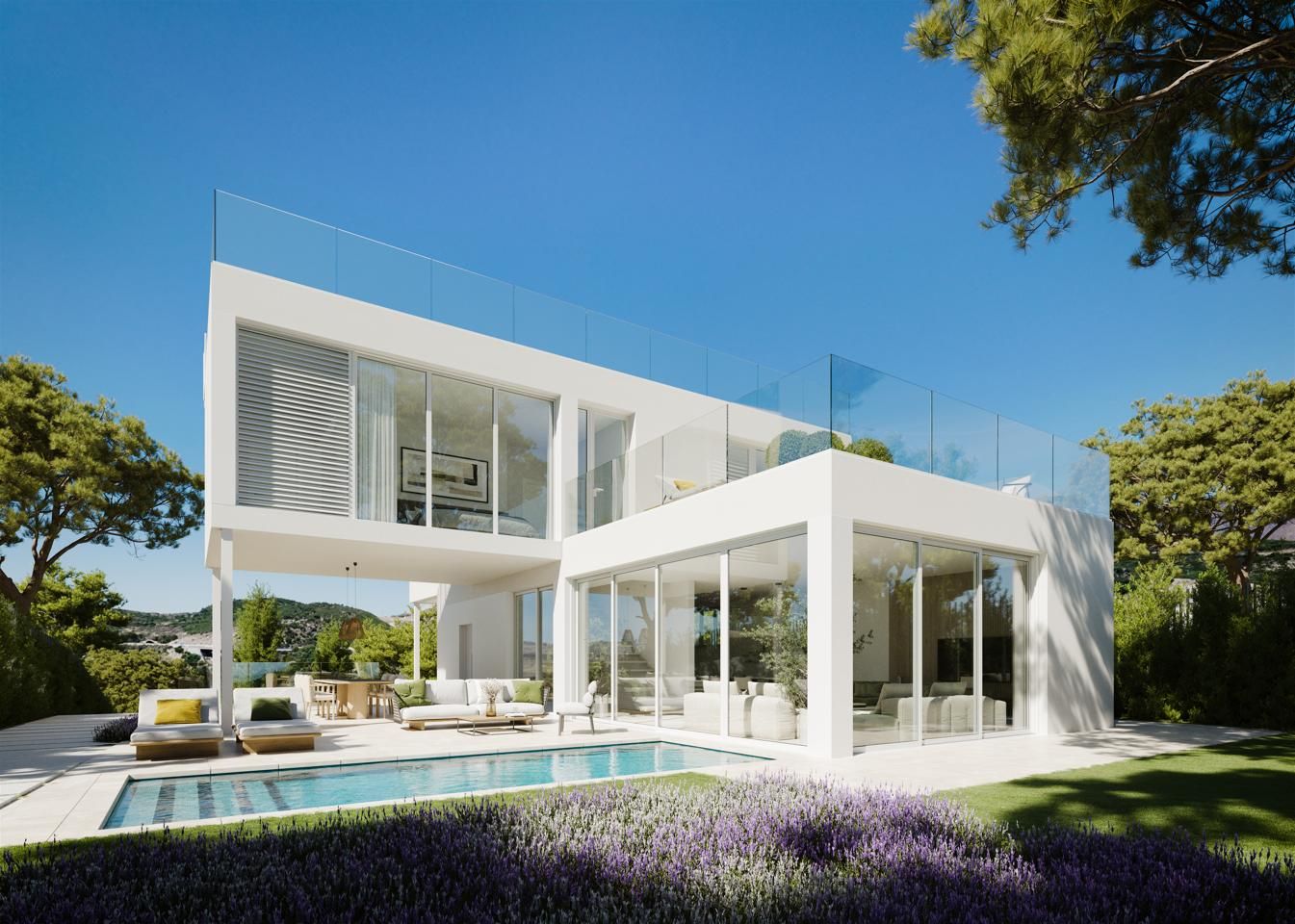 Garden of House or chalet for sale in Estepona  with Air Conditioner, Private garden and Terrace