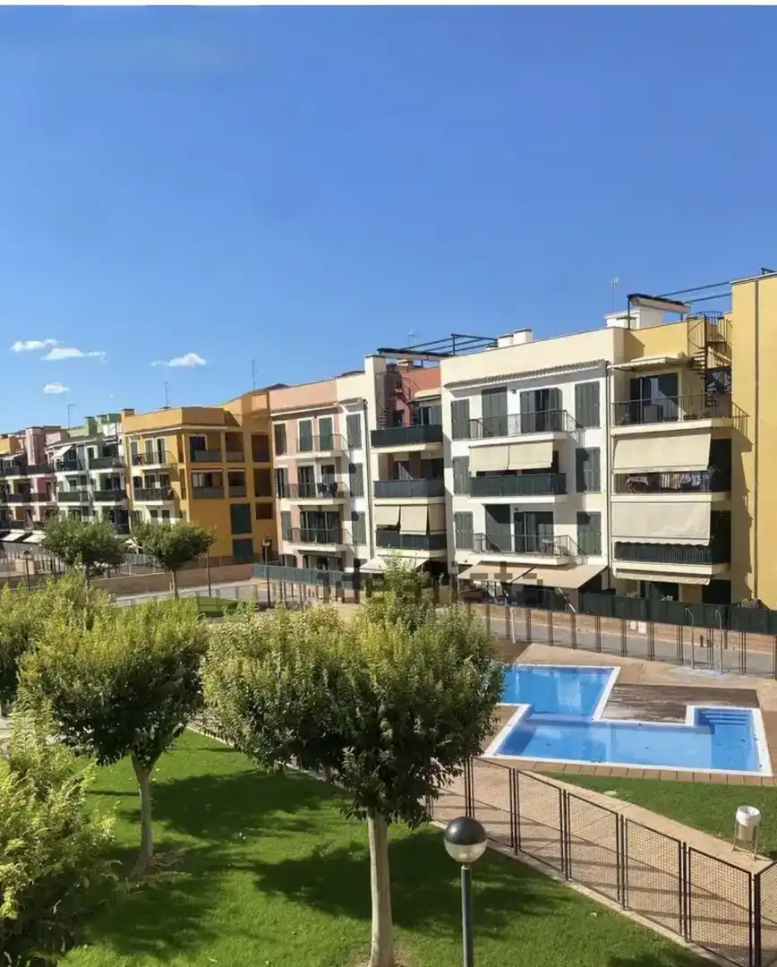 Exterior view of Flat for sale in  Palma de Mallorca  with Air Conditioner, Private garden and Parquet flooring