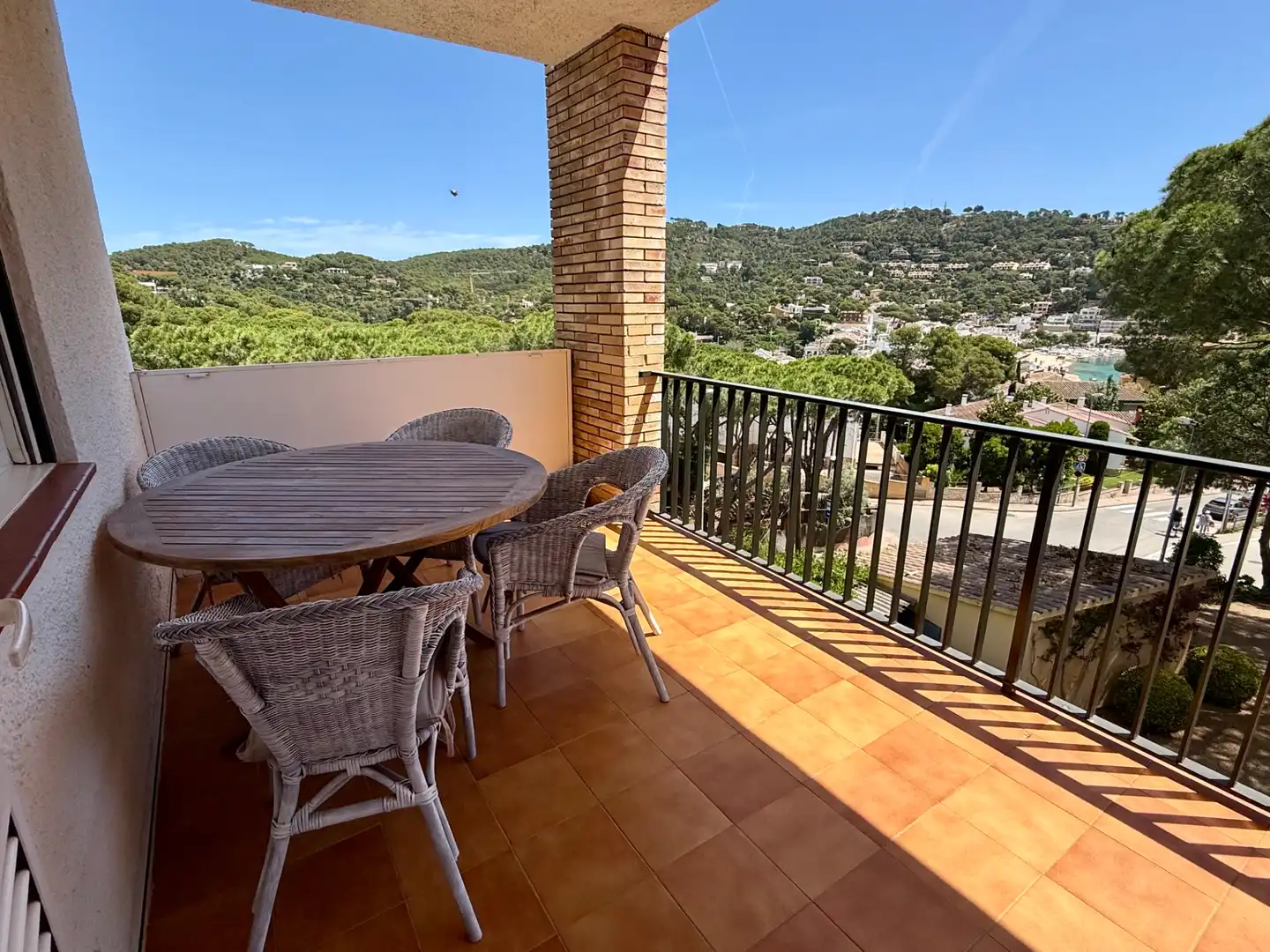 Terrasse von Wohnungen zum Verkauf in Palafrugell mit Klimaanlage, Terrasse und Gemeinschaftspool