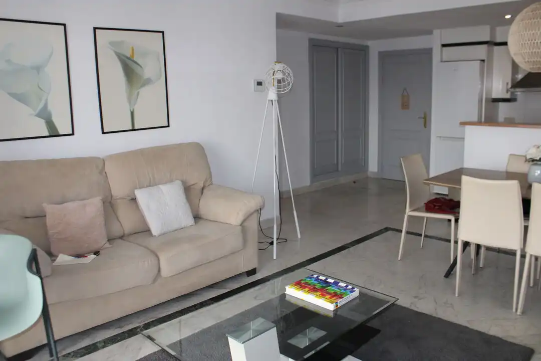 Living room of Flat for rent in Marbella  with Terrace