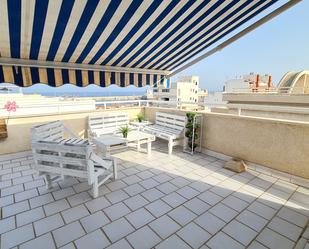 Terrace of Attic to rent in Garrucha  with Air Conditioner, Terrace and Balcony