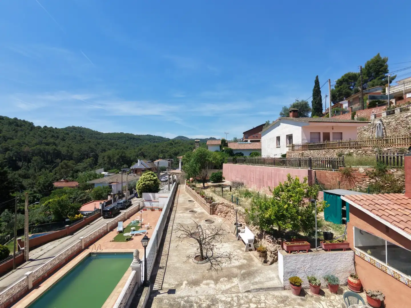 Exterior view of Houses for sale in Bigues i Riells del Fai  with Heating, Private garden and Terrace