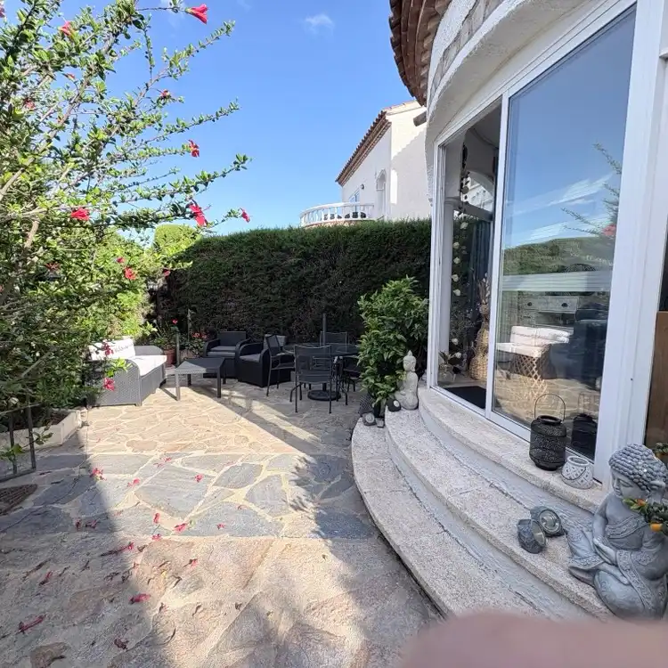 Terrasse von Haus oder Chalet zum Verkauf in Mont-roig del Camp mit Klimaanlage, Heizung und Privatgarten