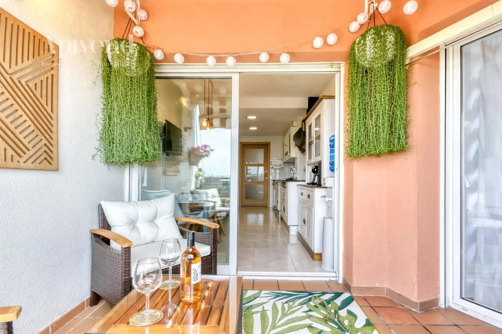 Balcony of Flat for sale in Figueres  with Air Conditioner and Terrace