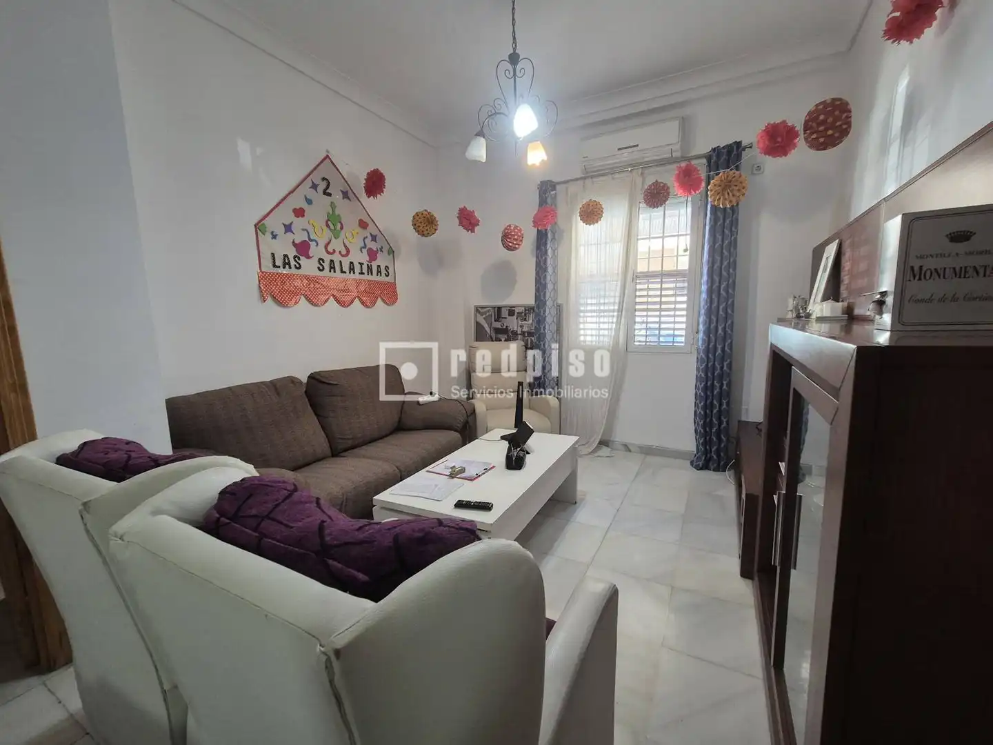 Sala de estar de Piso de alquiler en Sevilla con Aire acondicionado, Terraza y Amueblado