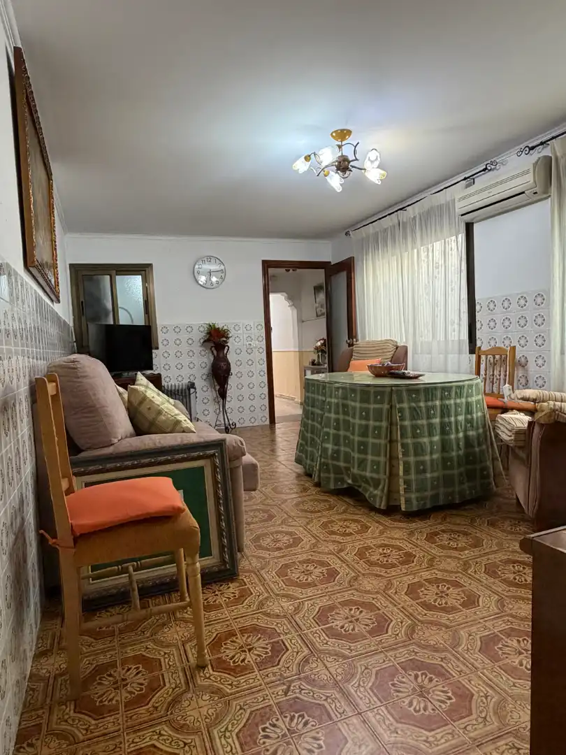 Sala de estar de Casa o chalet en venta en Montijo con Aire acondicionado, Terraza y Trastero