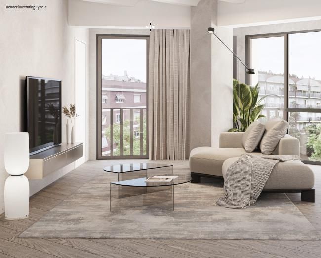 Living room of Attic for sale in  Barcelona Capital  with Air Conditioner, Terrace and Storage room