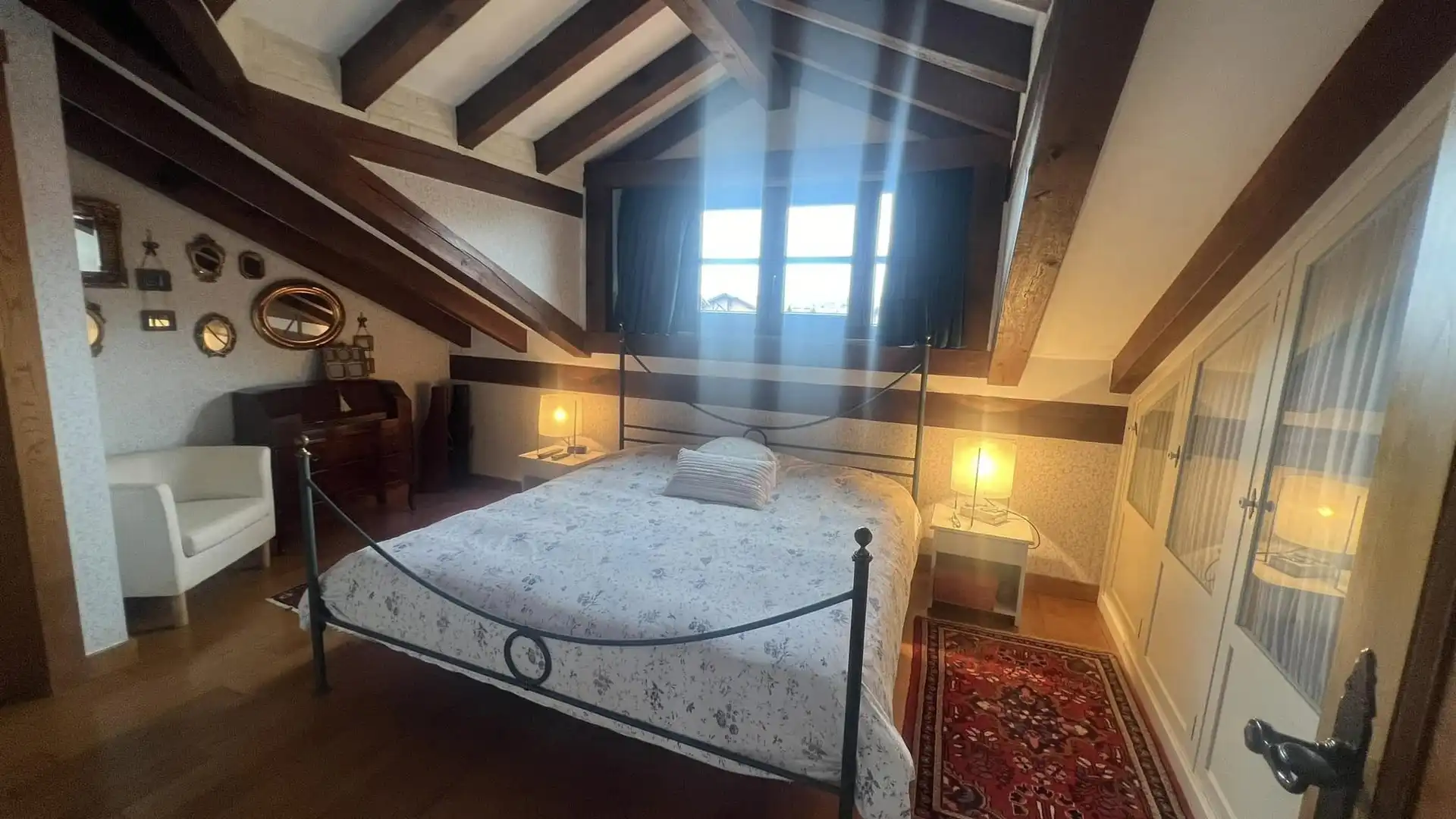 Schlafzimmer von Haus oder Chalet zum Verkauf in Suances mit Heizung, Privatgarten und Parkett