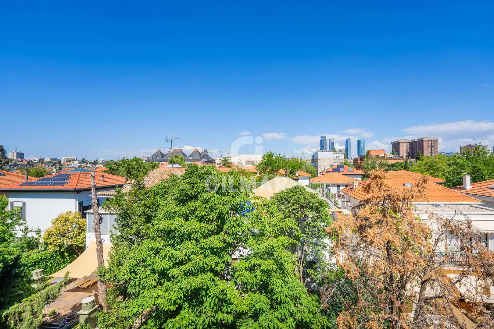 Vista exterior de Casa o chalet en venta en Madrid con Calefacción, Jardín privado y Piscina