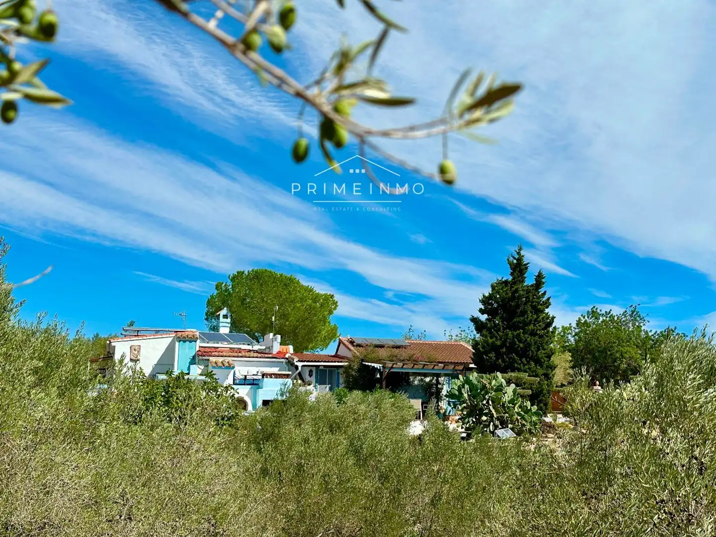 Vista exterior de Finca rústica en venta en Camarles con Calefacción, Terraza y Trastero