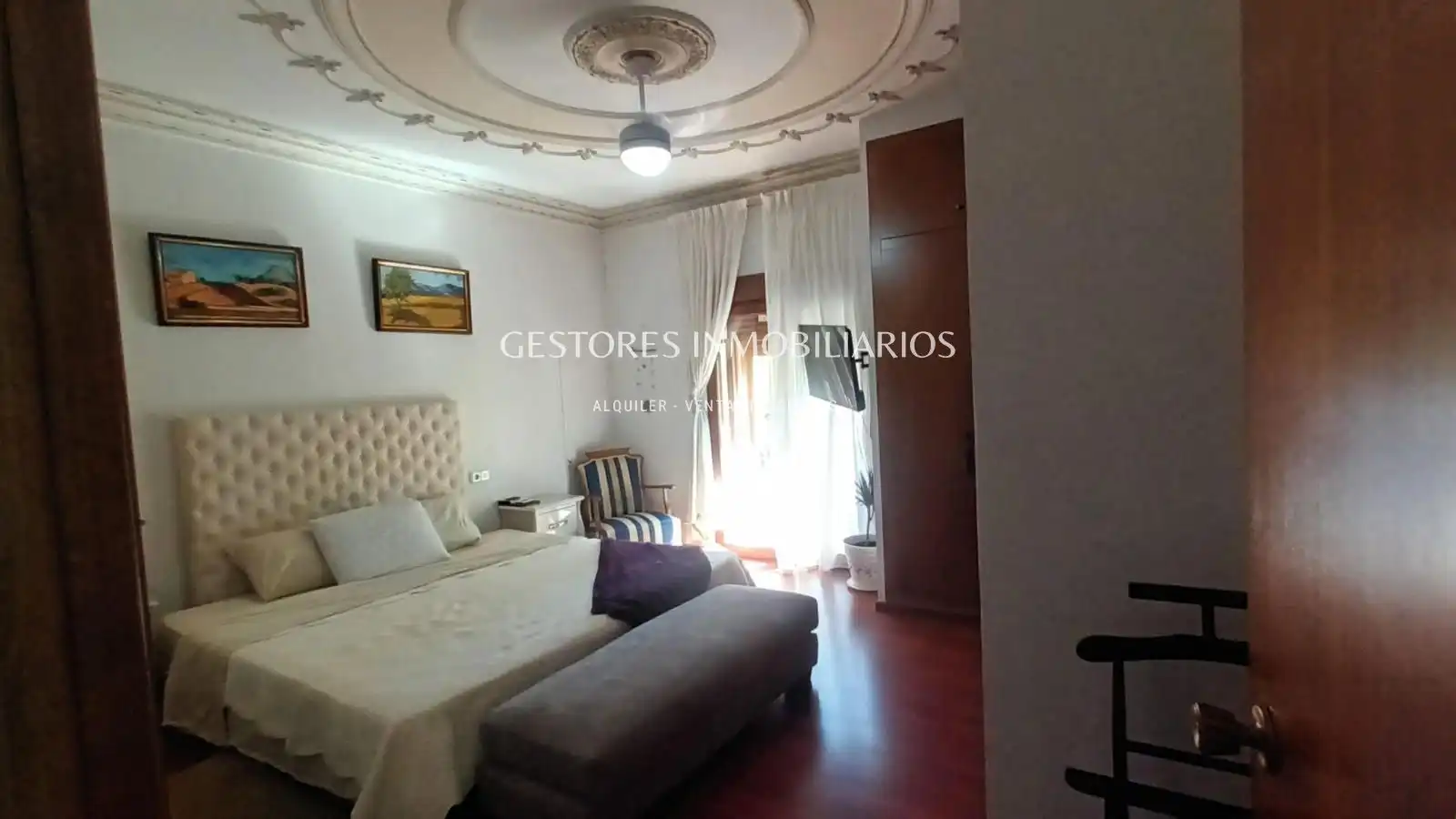 Schlafzimmer von Haus oder Chalet zum Verkauf in Ontinyent mit Klimaanlage und Terrasse