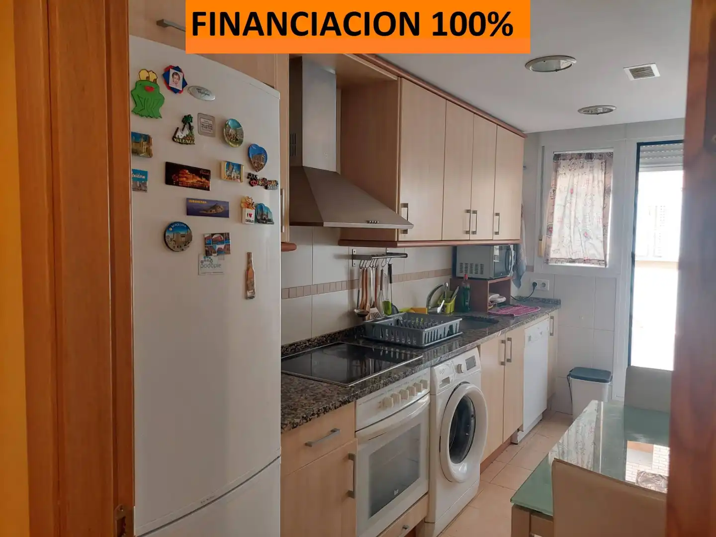 Cocina de Piso en venta en Borja con Calefacción, Parquet y Terraza