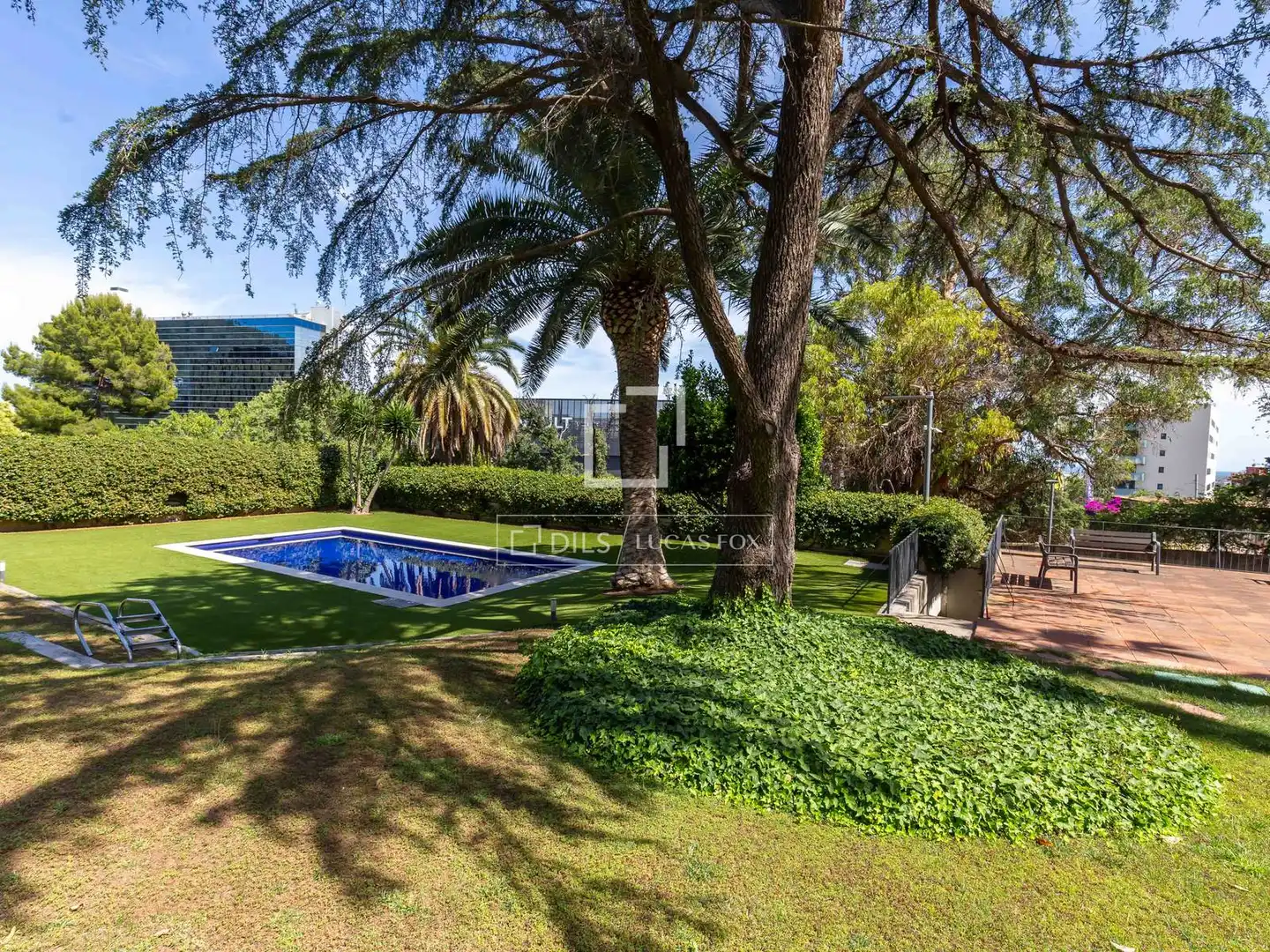 Garden of Flat for sale in Esplugues de Llobregat  with Air Conditioner, Heating and Private garden