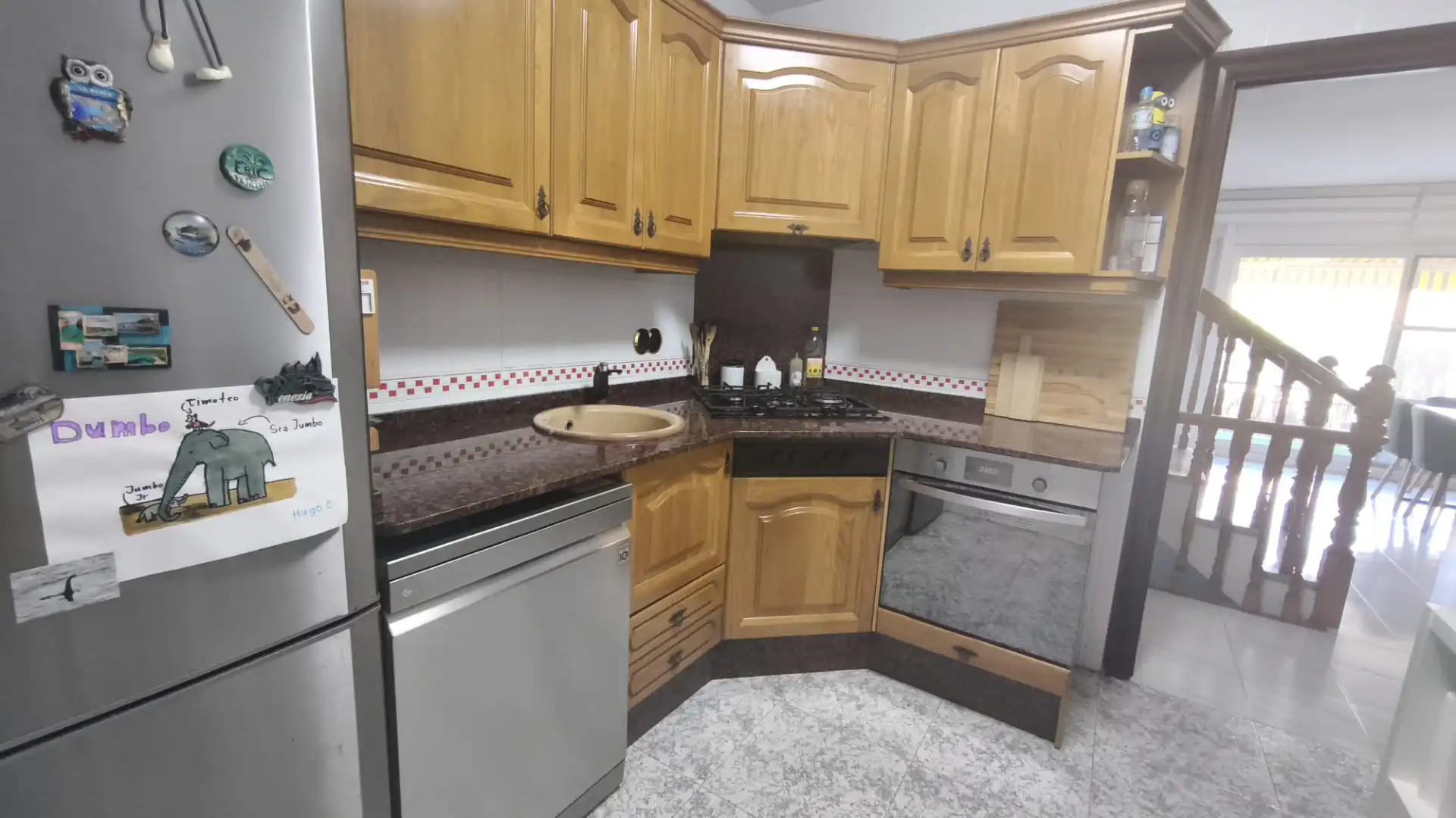 Cocina de Casa adosada en venta en Cervelló con Aire acondicionado, Calefacción y Terraza