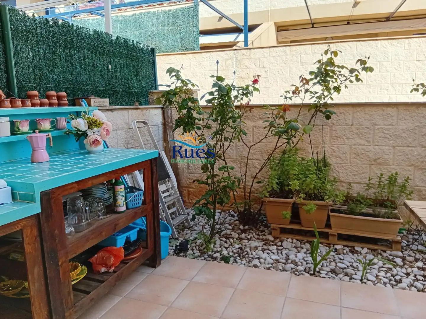 Terrasse von Einfamilien-Reihenhaus zum Verkauf in Torreblanca mit Terrasse, Balkon und Gemeinschaftspool
