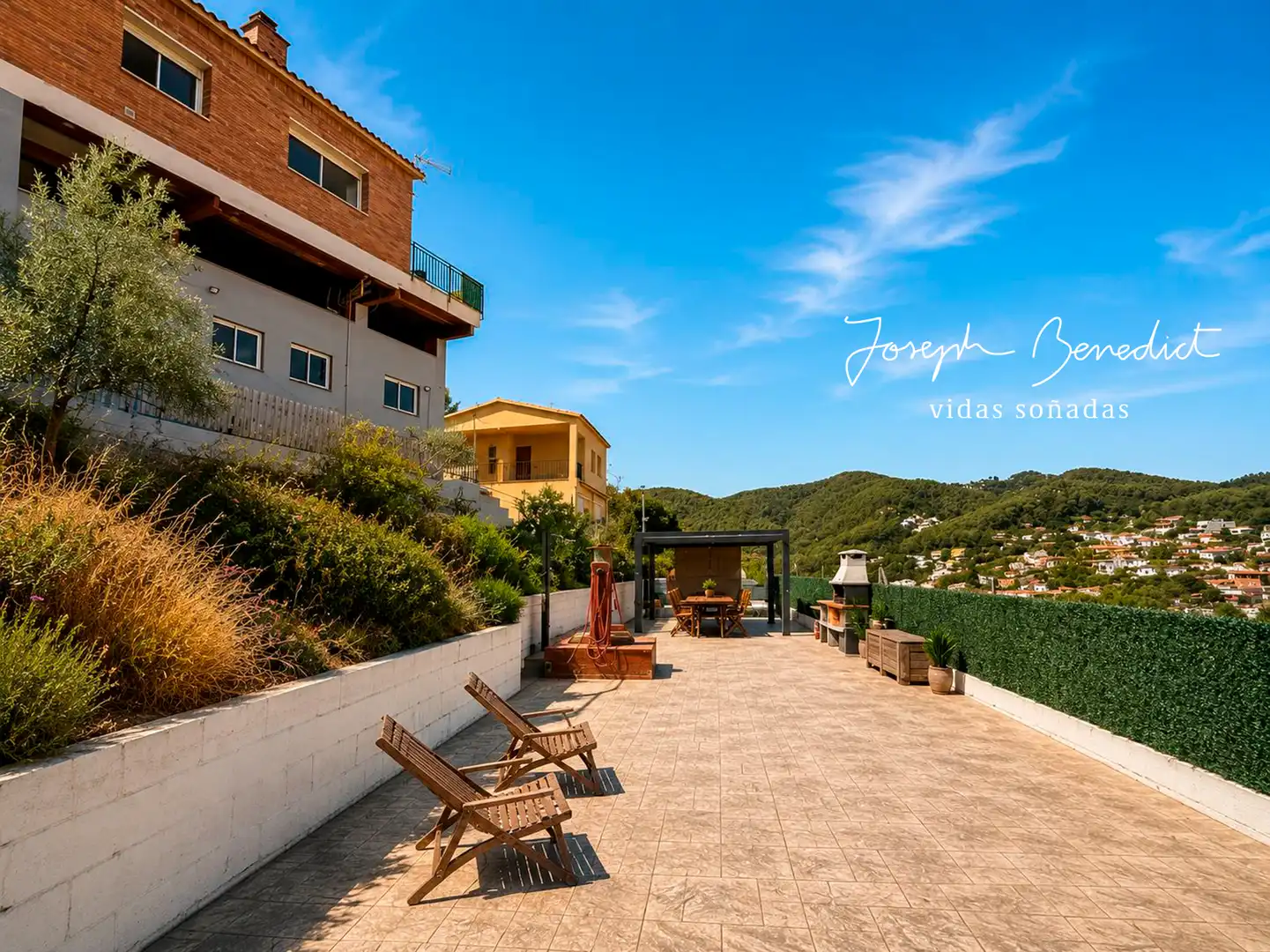 Terrassa de Casa o xalet en venda en Sant Vicenç Dels Horts amb Aire condicionat, Calefacció i Jardí privat