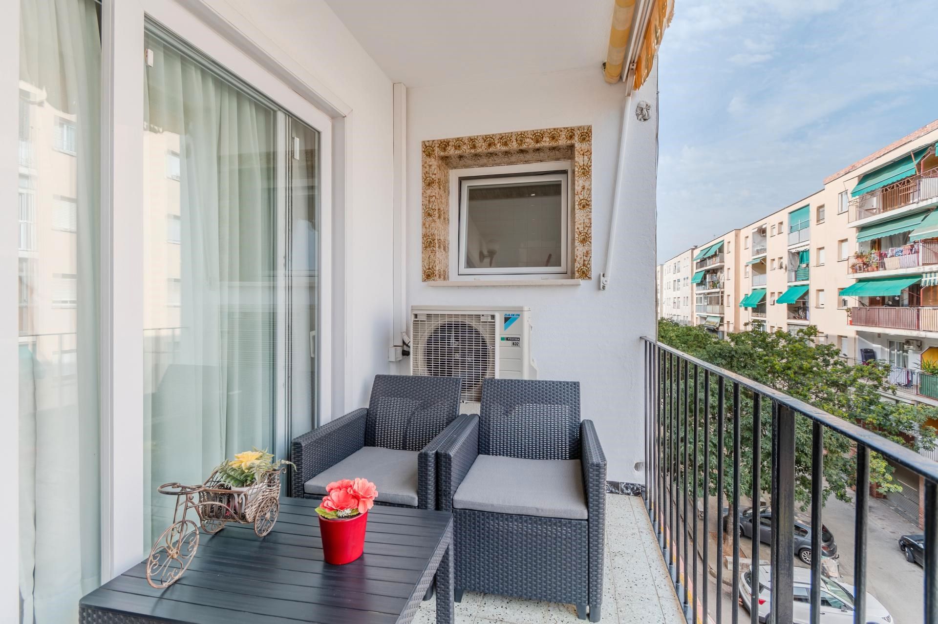 Balcony of Flat for sale in Girona Capital  with Air Conditioner, Heating and Terrace