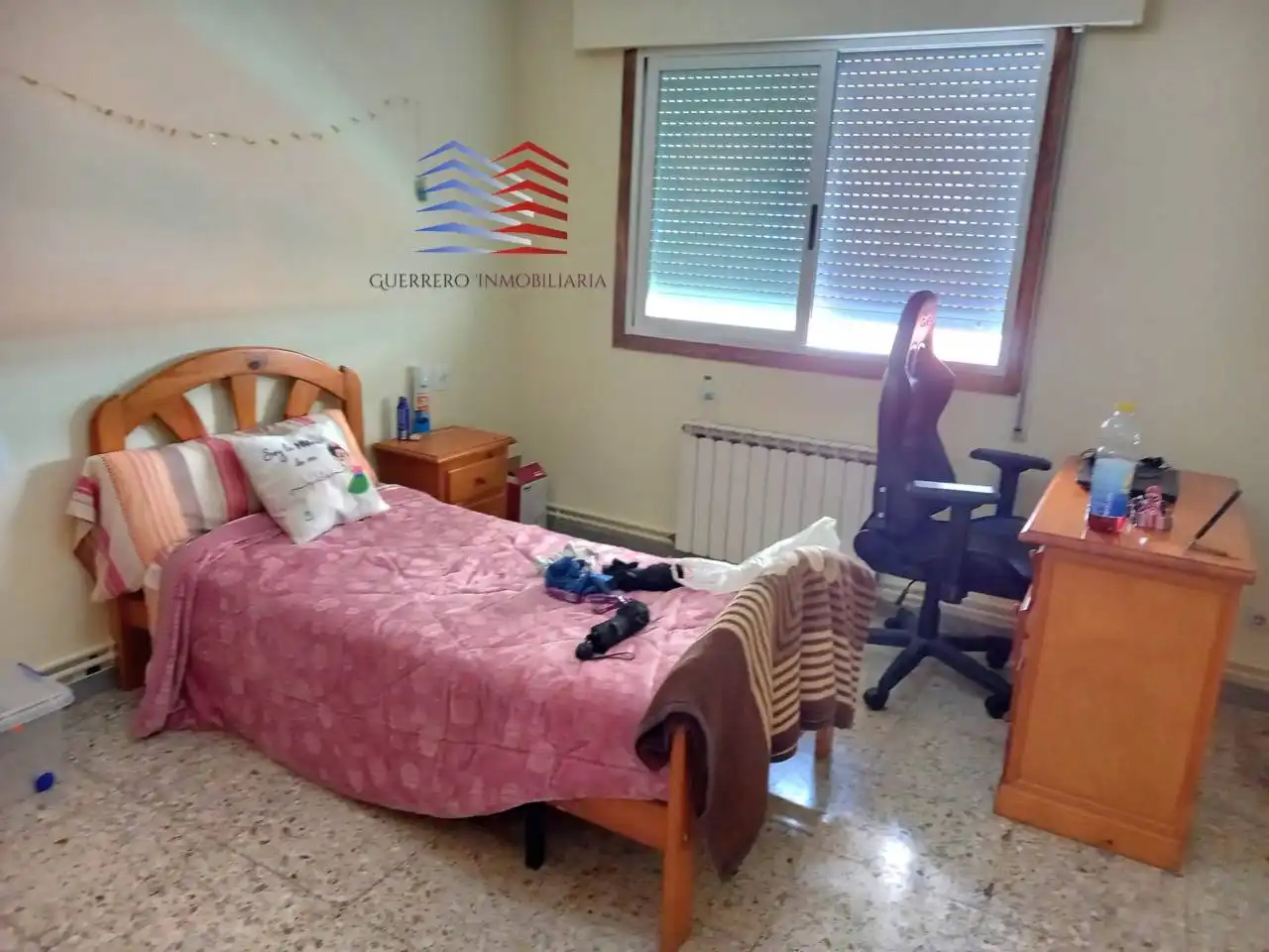 Bedroom of Flat for rent in Ourense Capital   with Heating, Furnished and Balcony