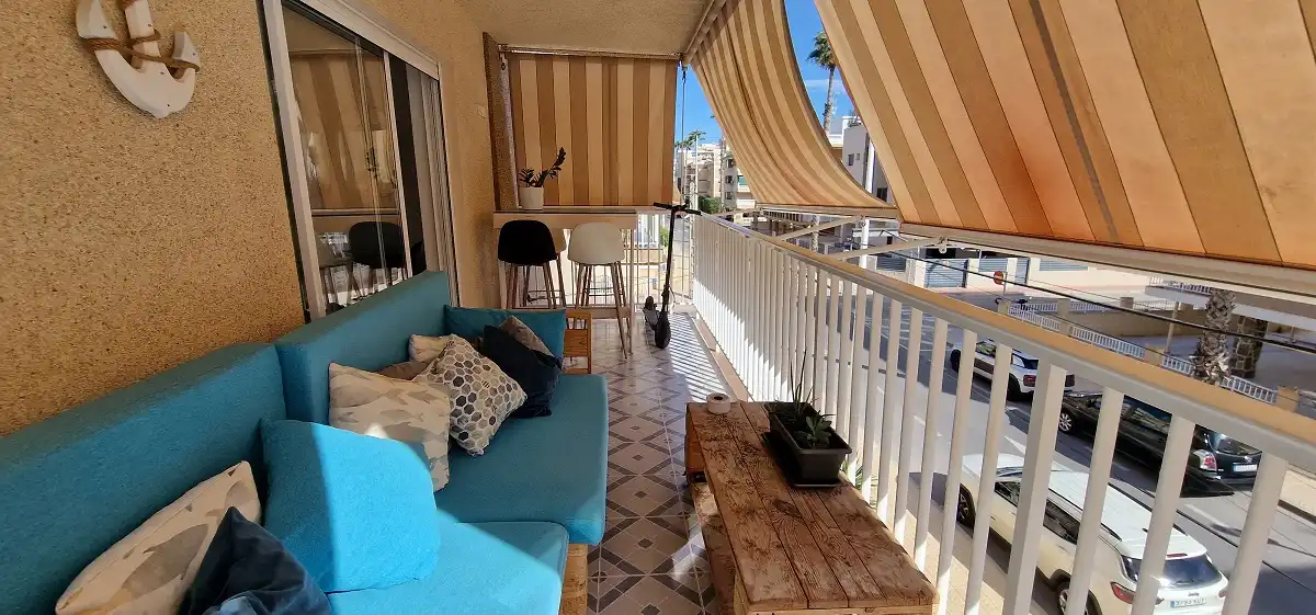 Terrasse von Wohnung zum Verkauf in Santa Pola mit Terrasse und Möbliert