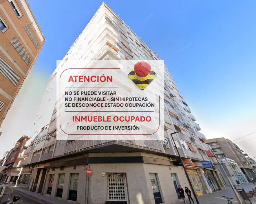 Vista exterior de Piso en venta en Alicante / Alacant con Terraza