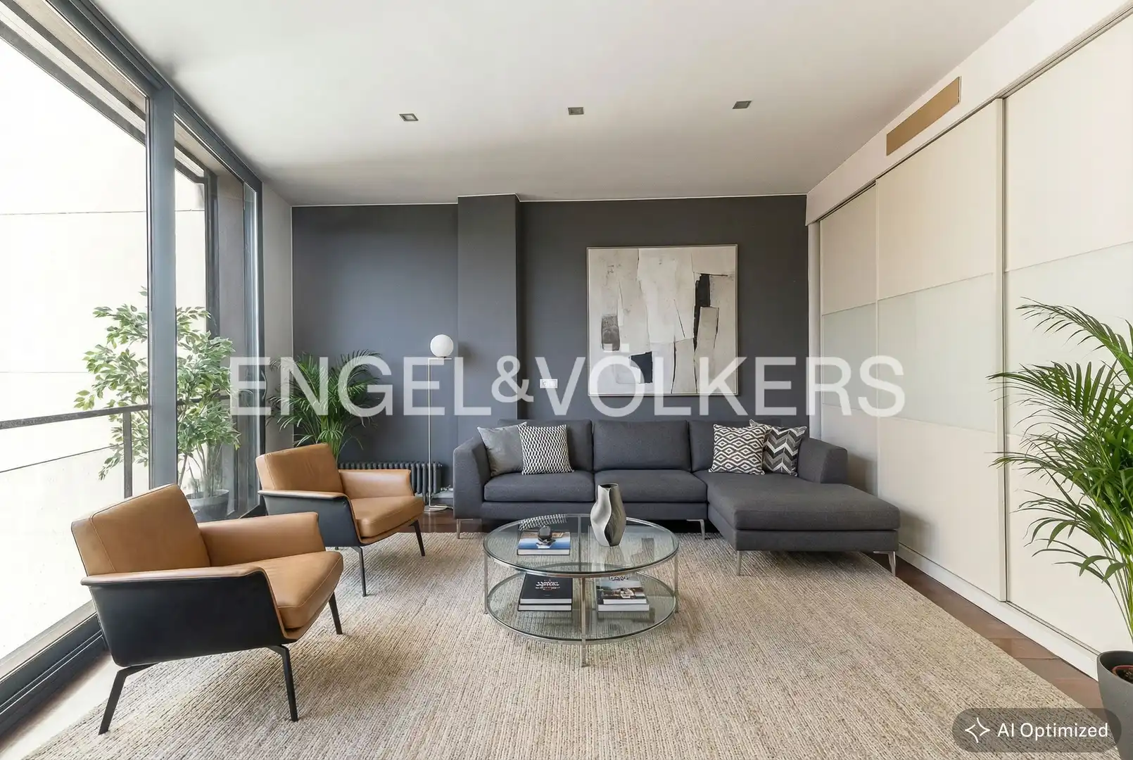 Living room of Houses for sale in Barcelona  with Air Conditioner, Heating and Private garden