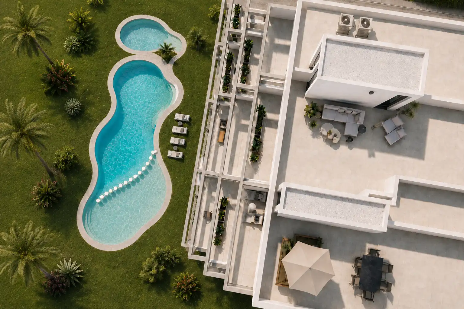 Piscina de Planta baja en venta en Cartagena con Aire acondicionado, Calefacción y Jardín privado