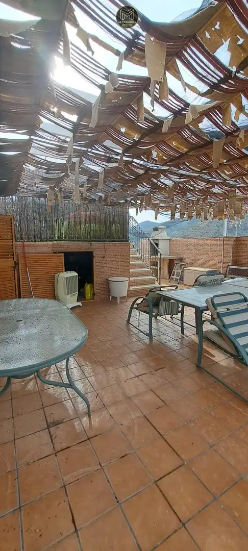 Terrassa de Casa o xalet en venda en Cárcheles amb Aire condicionat, Jardí privat i Terrassa