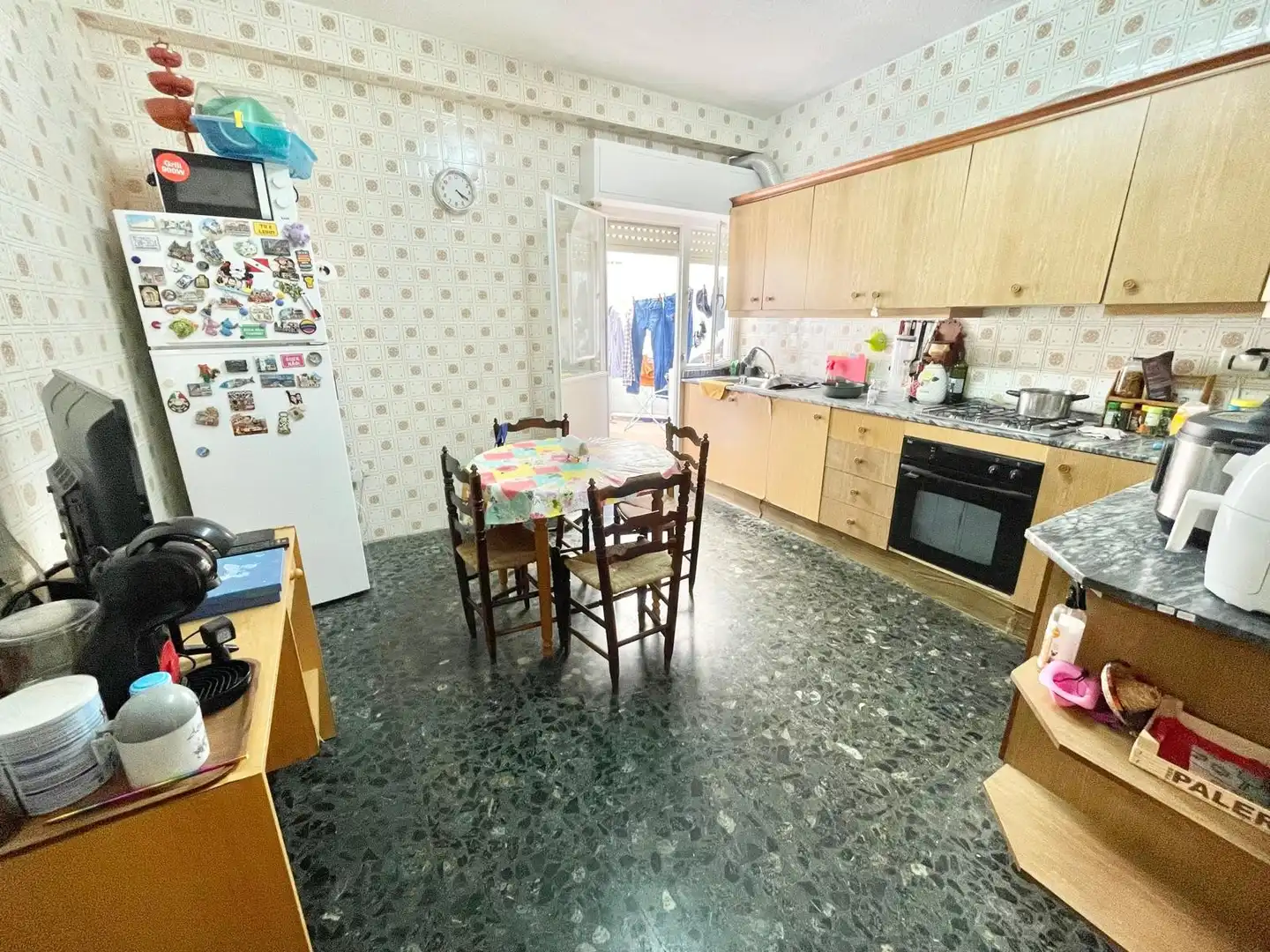 Cuina de Apartament de lloguer en San Javier amb Terrassa, Moblat i Forn